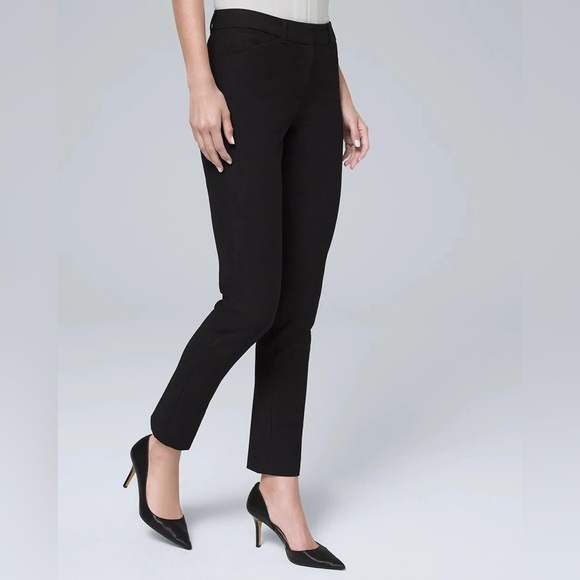 White House Black Market Thr Slim Ankle pants NWT WHBM size 0 - Picture 1 of 7